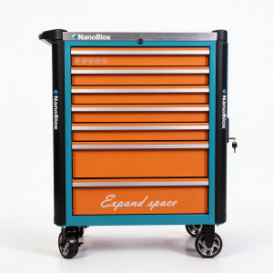 Nanoblox Rolling Tool Chest Tool Storage Cabinet with 7 Drawers on Wheels for Garage