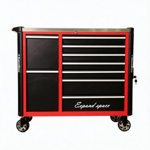 Nanoblox 9 Drawers Rolling Cabinet Tool Cart with Lockable Steel Frame