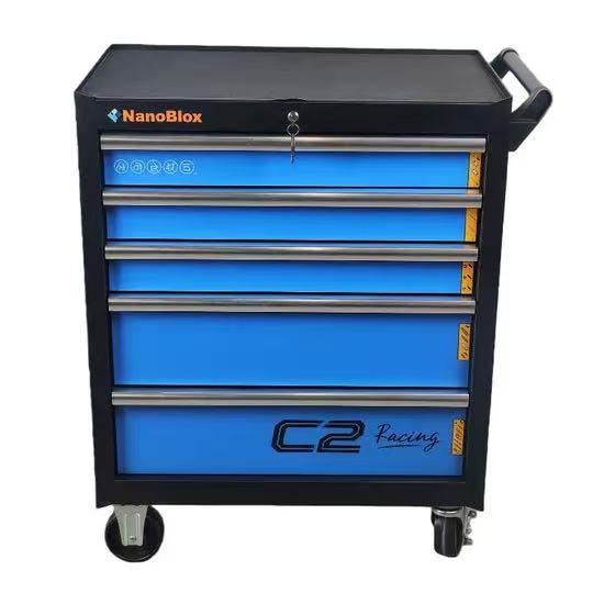 Nanoblox Tool Metal Storage Cabinet with Doors and Shelves Garage Cabinet