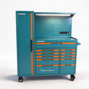 Nanoblox Heavy Duty Steel Workshop Workbench Combo Tool Cabinets