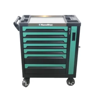 Nanoblox 3-Tier Rolling Cabinet Tool Cart with Drawer