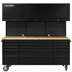 Nanoblox Garage Series Large Black Metal Combined Tool Cabinets Supplier