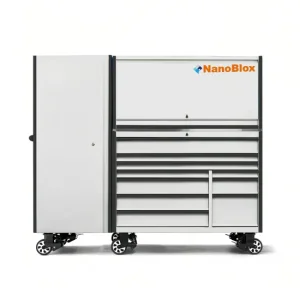 Nanoblox High Quality Sliding Metal Drawer Rolling Tool Storage Cabinet
