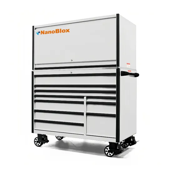 Nanoblox Rolling Tool Storage Cabinet, Removable Toolbox Organizer for Workshop, Garage - Image 2