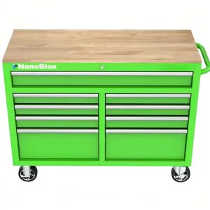 Nanoblox Steel 9 Drawer Blue Color Workshop Tool Cabinets Supplier