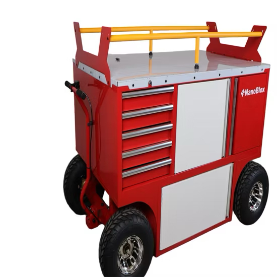 Nanoblox Pit Cart Big Wheels Tool Trolley Mechanic Drawer Tool Cabinets Supplier - Image 2
