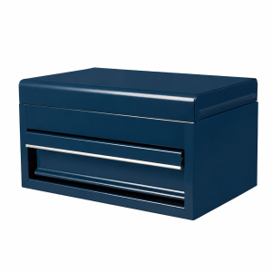 10.24-inch Mini Tool Box with Tray in Avalanche Blue