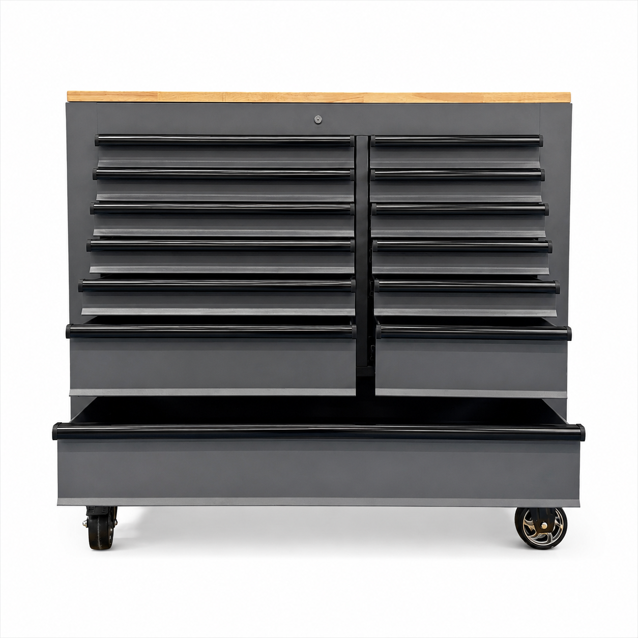 Nanoblox Stainless Steel Mobile Tool Box 13 Drawer Rolling Chest Removable Organizer - Image 6