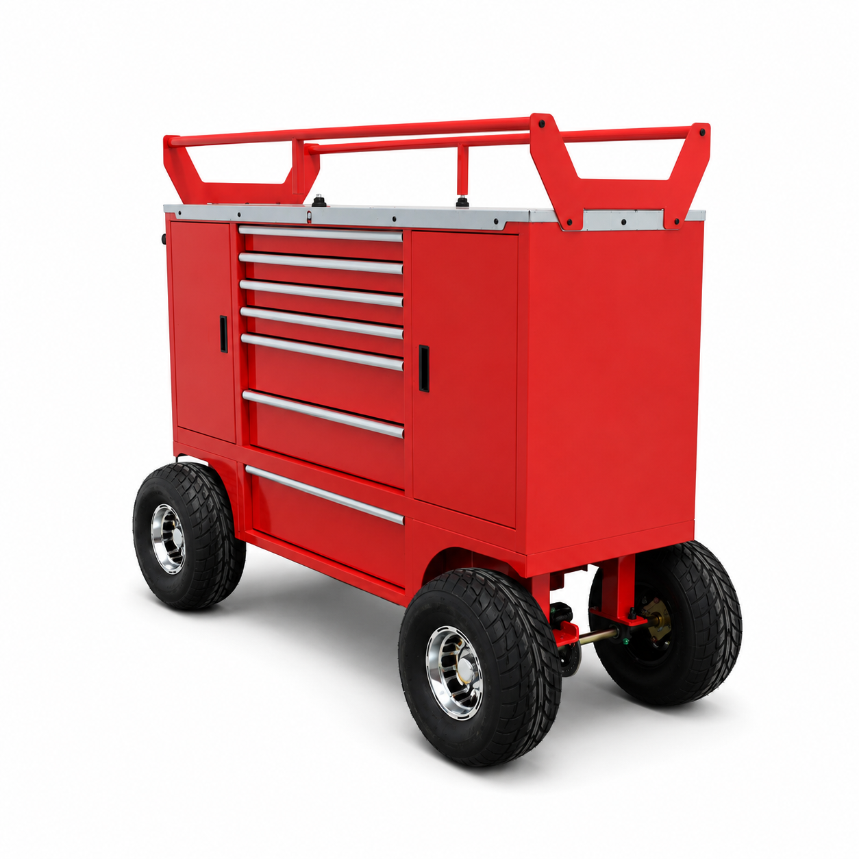 Nanoblox Pit Cart Tool Trolley Mechanic Drawer Tool Cabinets Supplier Mobile Repair Cart - Image 4