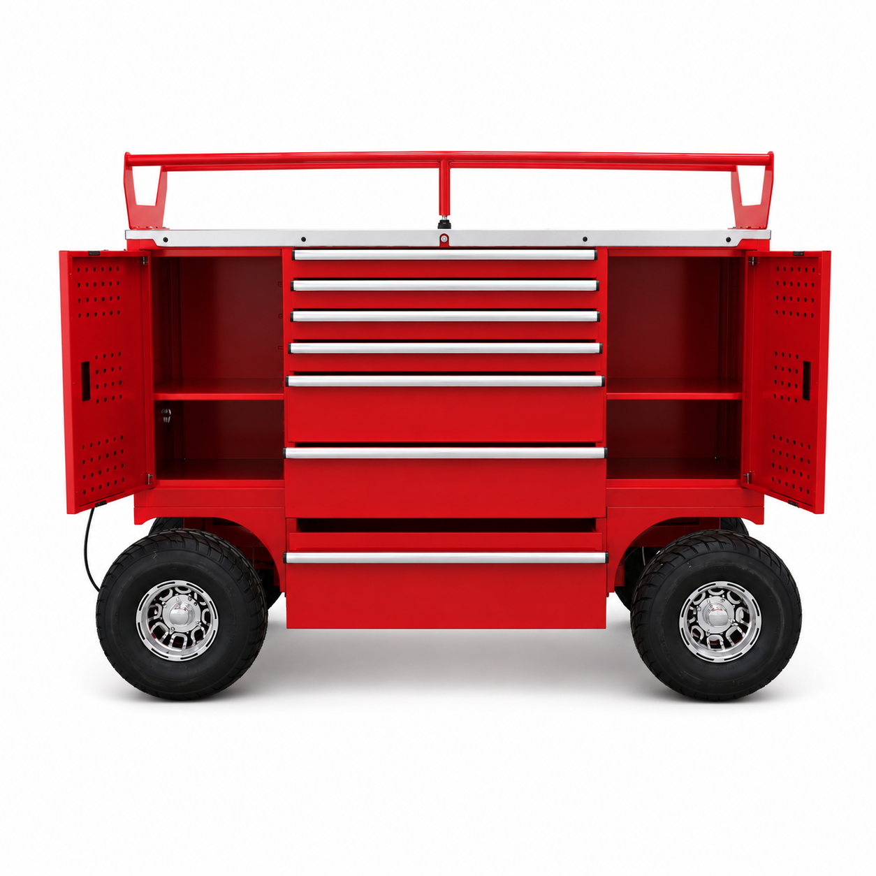 Nanoblox Pit Cart Tool Trolley Mechanic Drawer Tool Cabinets Supplier Mobile Repair Cart - Image 3