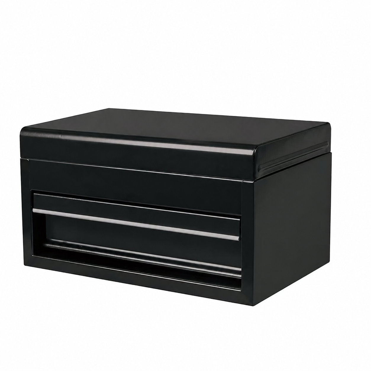 10.24-inch Mini Tool Box with Tray in Black