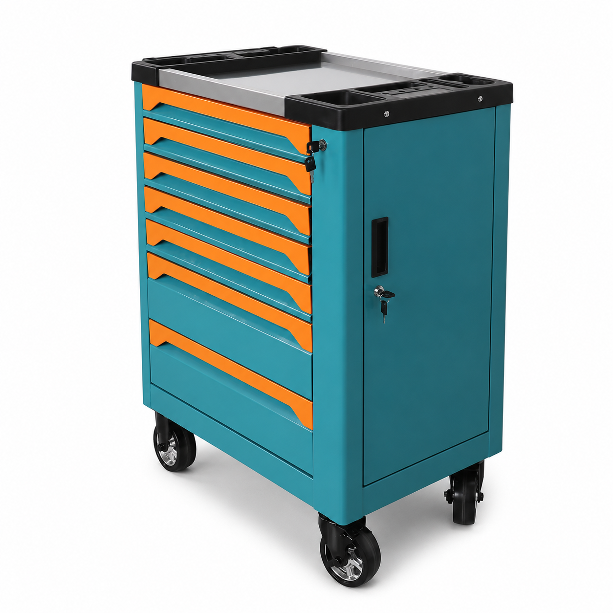 Nanoblox Rolling Tool Chest Tool Storage Cabinet with 7 Drawers on Wheels for Garage - Image 5