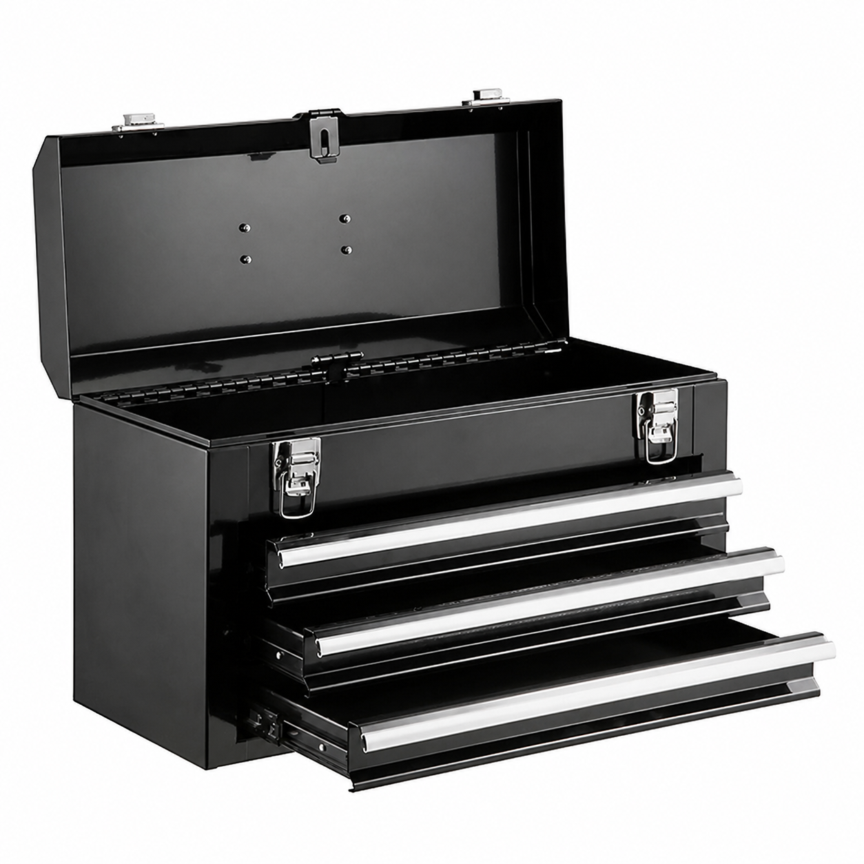 20.5 in. x 8.7 in. 4-Drawer Steel Tool Box - Image 3