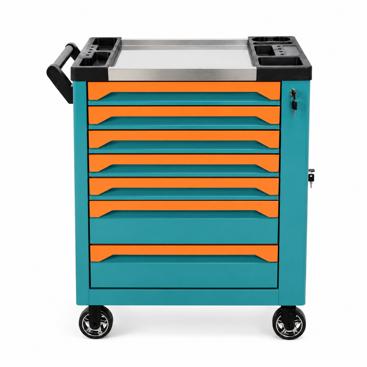 Nanoblox Rolling Tool Chest Tool Storage Cabinet with 7 Drawers on Wheels for Garage - Image 2