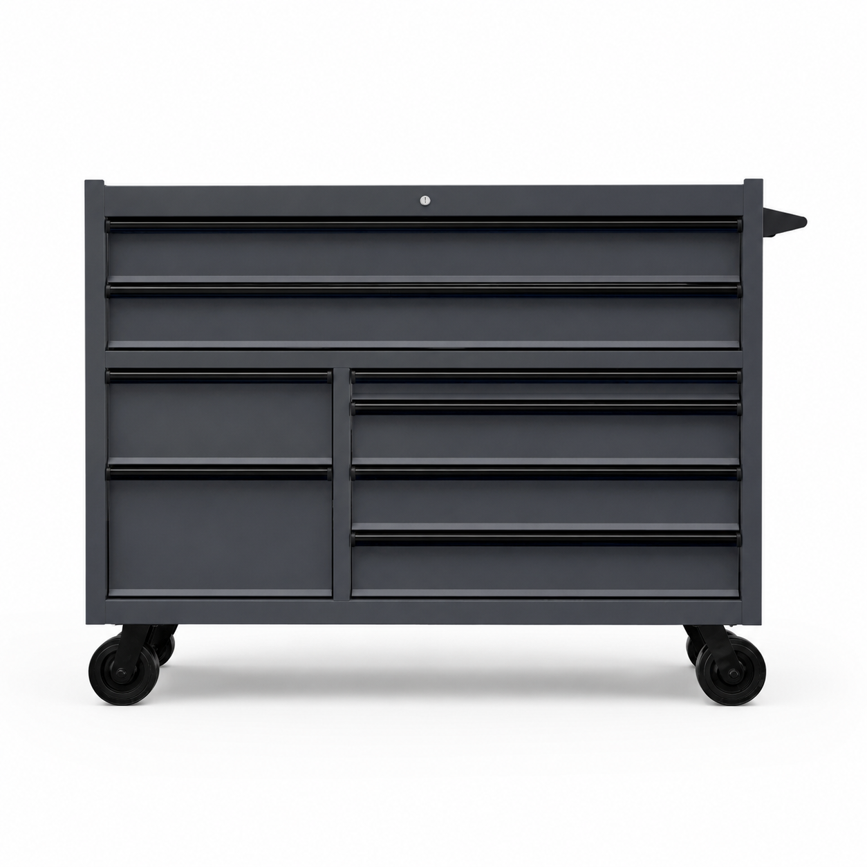 Nanoblox Stainless Steel Mobile Tool Box 8 Drawer Rolling Chest Removable Organizer