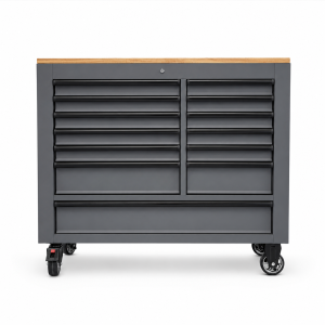 Nanoblox Stainless Steel Mobile Tool Box 13 Drawer Rolling Chest Removable Organizer