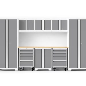 Bold Series 9PC Garage Cabinetry Set · 24-Gauge Steel · Fully Welded