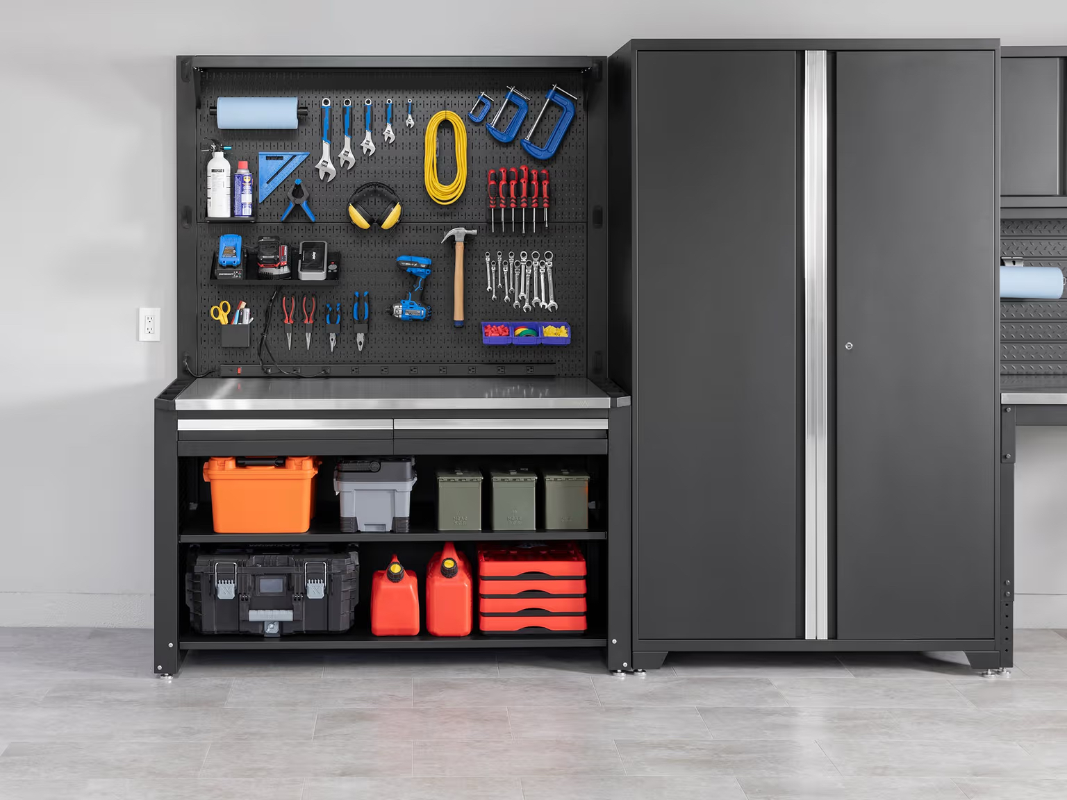 Pro Series 5PC Garage Cabinetry Set · 18-Gauge Steel · Fully-Welded - Image 2