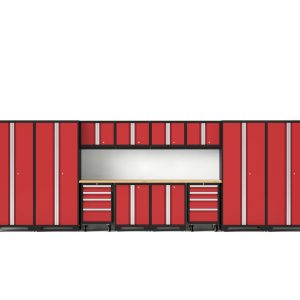 Bold Series 14PC Garage Cabinetry Set · 24-Gauge Steel · Fully Welded