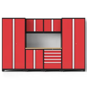 Pro Series 7PC Garage Cabinetry Set · 18-Gauge Steel · Fully-Welded