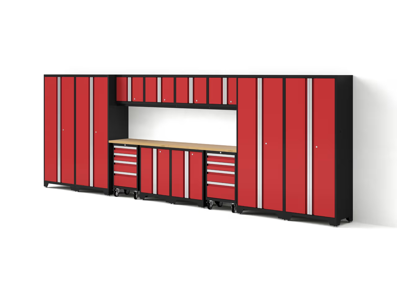 Bold Series 14PC Garage Cabinetry Set · 24-Gauge Steel · Fully Welded - Image 2