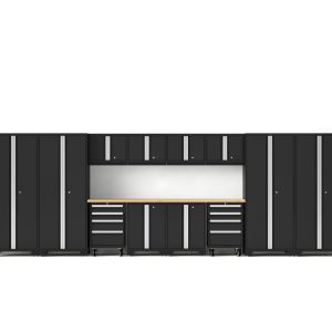 Bold Series 14PC Garage Cabinetry Set · 24-Gauge Steel · Fully Welded