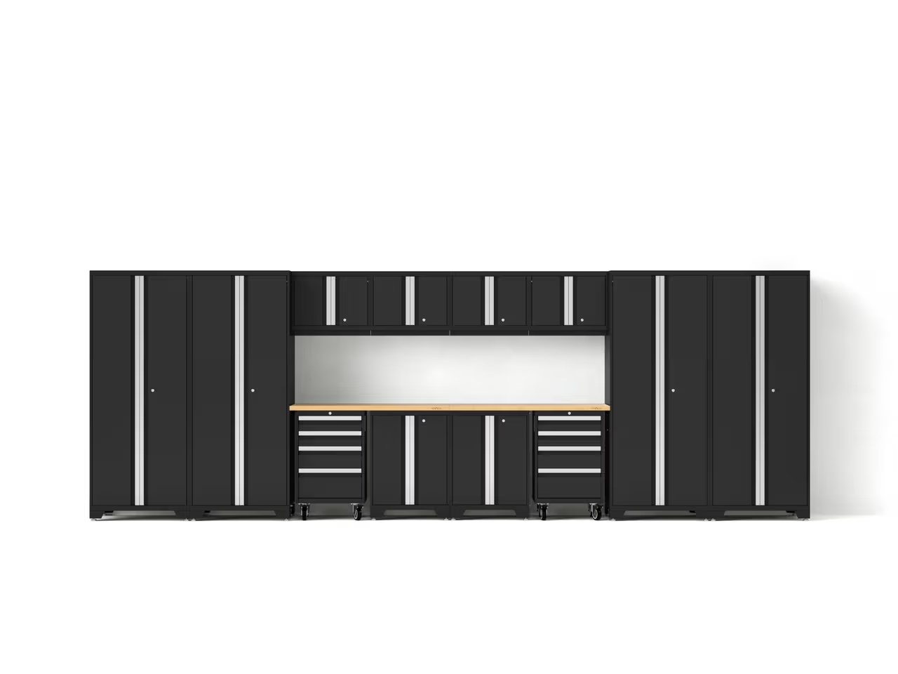 Bold Series 14PC Garage Cabinetry Set · 24-Gauge Steel · Fully Welded