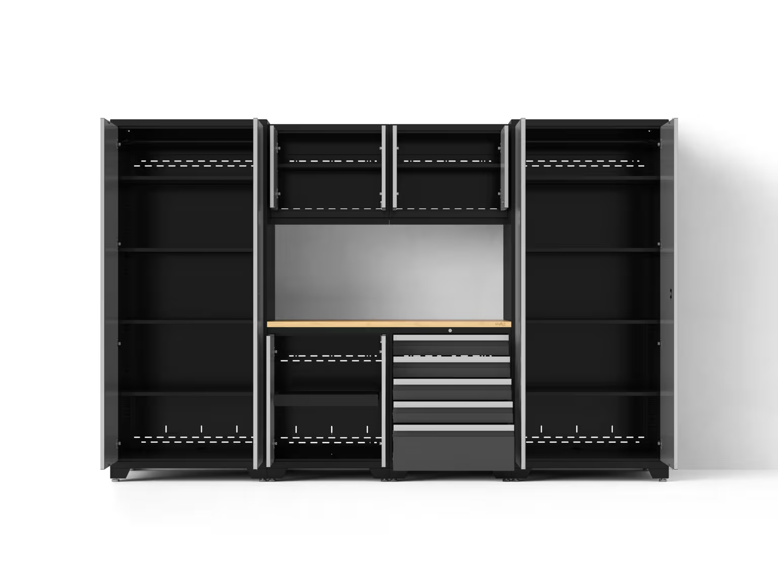 Pro Series 7PC Garage Cabinetry Set · 18-Gauge Steel · Fully-Welded - Image 3