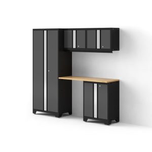 Bold Series 5PC Garage Cabinetry Set · 24-Gauge Steel · Fully Welded