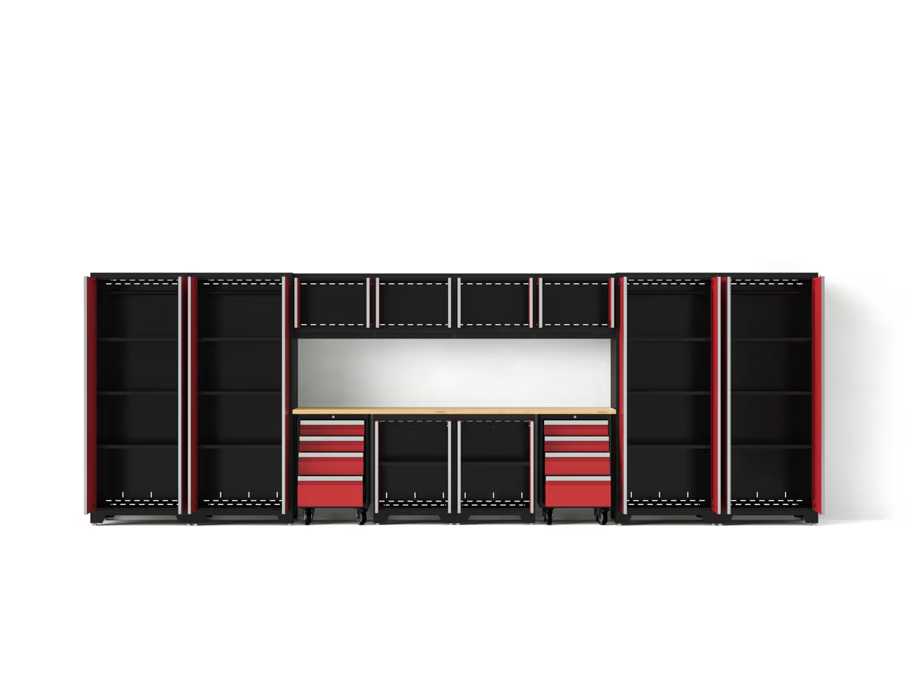 Bold Series 14PC Garage Cabinetry Set · 24-Gauge Steel · Fully Welded - Image 3