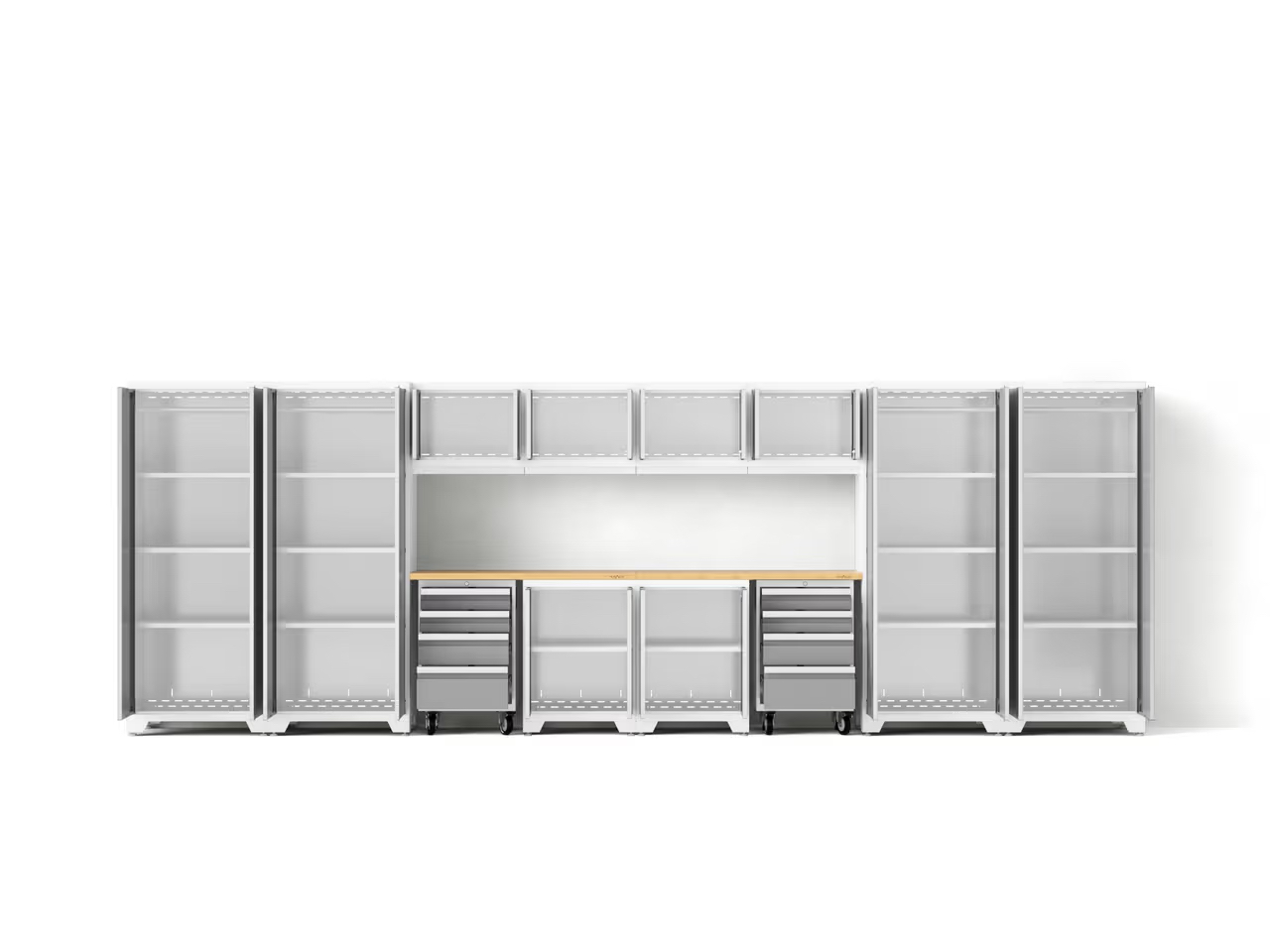 Bold Series 14PC Garage Cabinetry Set · 24-Gauge Steel · Fully Welded - Image 3