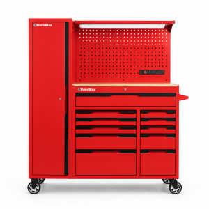 Heavy Duty Steel Workshop Workbench Combo Tool Cabinets