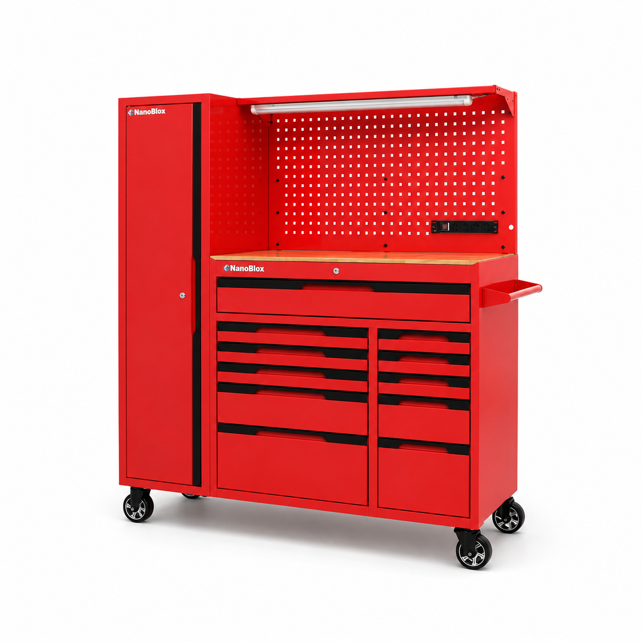 Heavy Duty Steel Workshop Workbench Combo Tool Cabinets - Image 3