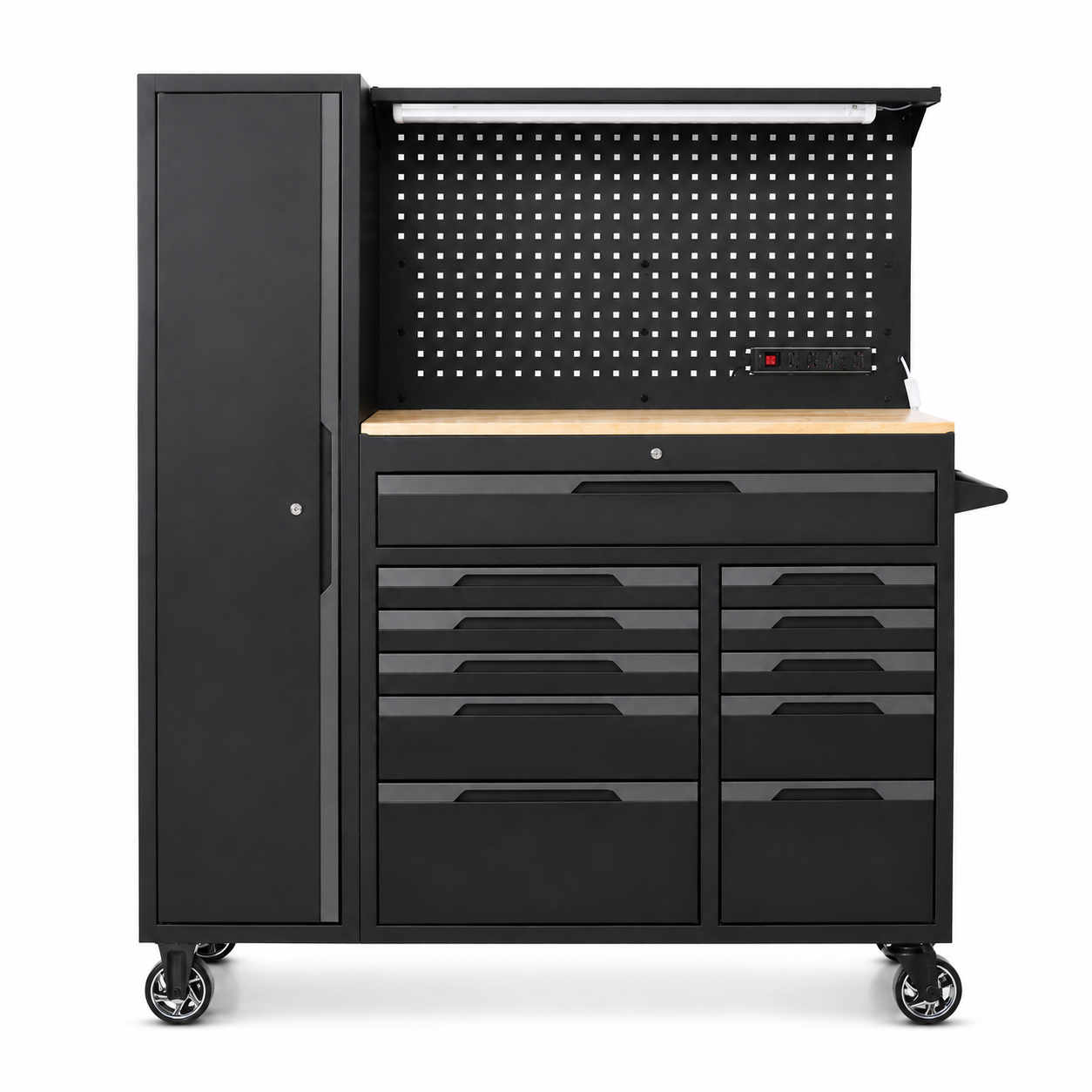 Heavy Duty Steel Workshop Workbench Combo Tool Cabinets