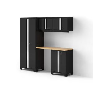 Bold Series 5PC Garage Cabinetry Set · 24-Gauge Steel · Fully Welded