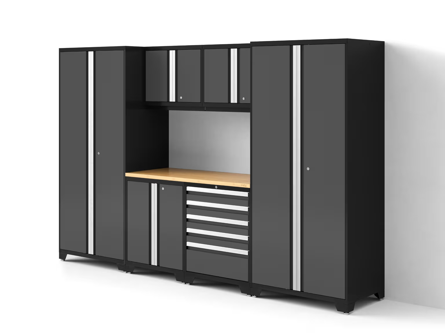 Pro Series 7PC Garage Cabinetry Set · 18-Gauge Steel · Fully-Welded - Image 4