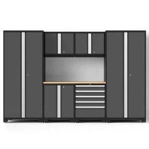Pro Series 7PC Garage Cabinetry Set · 18-Gauge Steel · Fully-Welded