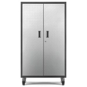 Large GearBox 36-in W x 72-in H x 18-in D Freestanding or wall-mounted Steel Garage Cabinet in Gray