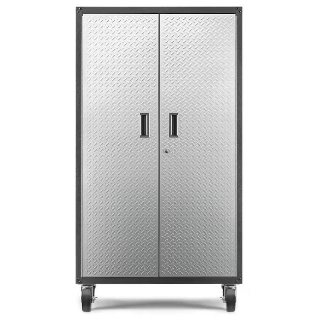 Large GearBox 36-in W x 72-in H x 18-in D Freestanding or wall-mounted Steel Garage Cabinet in Gray